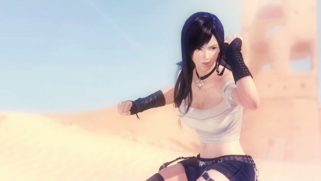 Обои картинки фото видео игры, dead or alive 5, взгляд, фон, поза, девушка