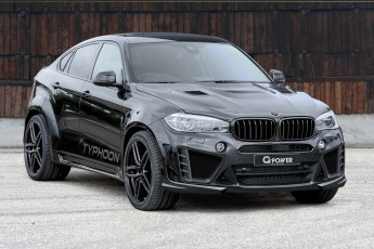 Картинка автомобили bmw typhoon x6 m g-power 2016г f86