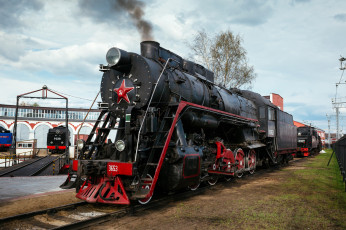 Картинка техника паровозы рельсы паровоз