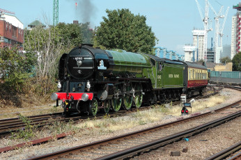 Картинка техника паровозы рельсы паровоз