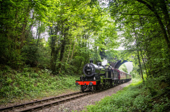 Картинка техника паровозы рельсы паровоз