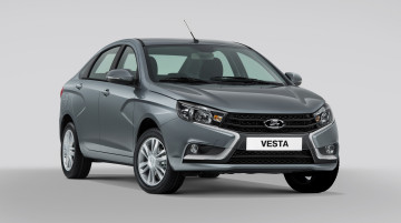 обоя автомобили, ваз, gfl, vesta, lada, 2015г