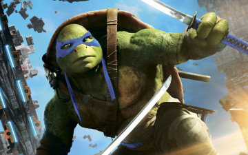 обоя кино фильмы, teenage mutant ninja turtles,  out of the shadows, out, of, the, shadows, tmnt, leonardo