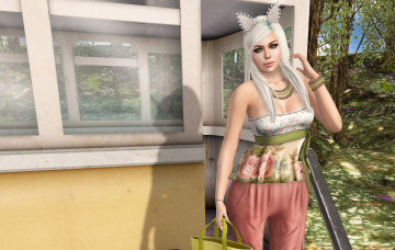 Картинка 3д+графика люди+ people фон взгляд девушка