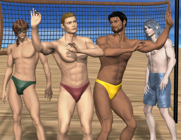 Обои картинки фото 3д графика, фантазия , fantasy, фон, взгляд, парни