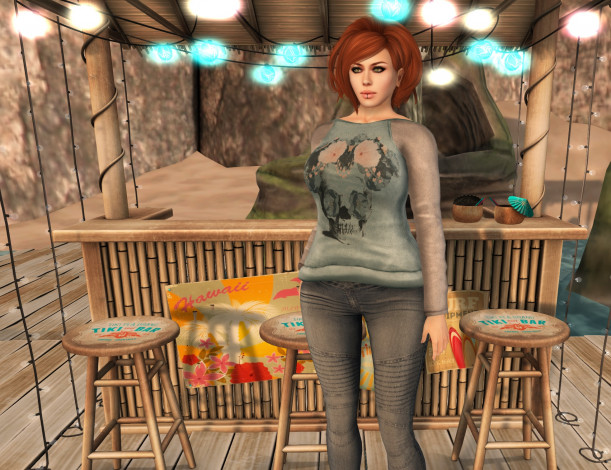 Обои картинки фото 3д графика, люди , people, фон, рыжая, взгляд, девушка