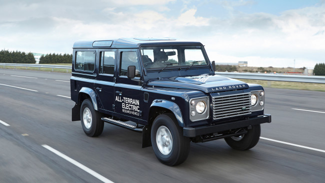Обои картинки фото land rover electric defender concept 2013, автомобили, land-rover, land, rover, electric, defender, concept, 2013, джип, внедорожник