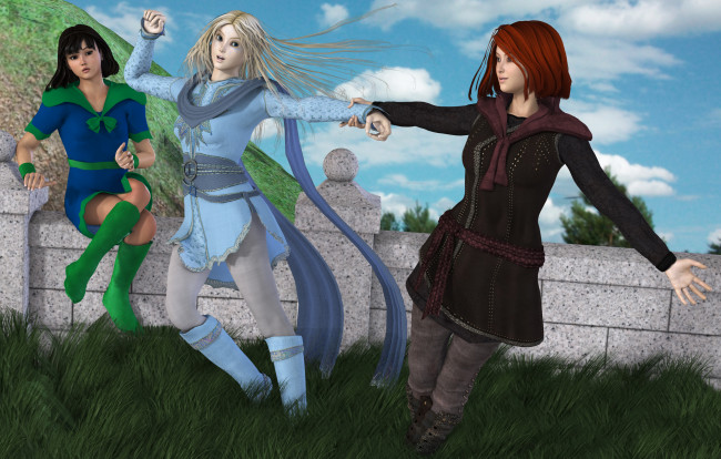 Обои картинки фото 3д графика, эльфы , elves, эльфийка, фон, взгляд, девушка