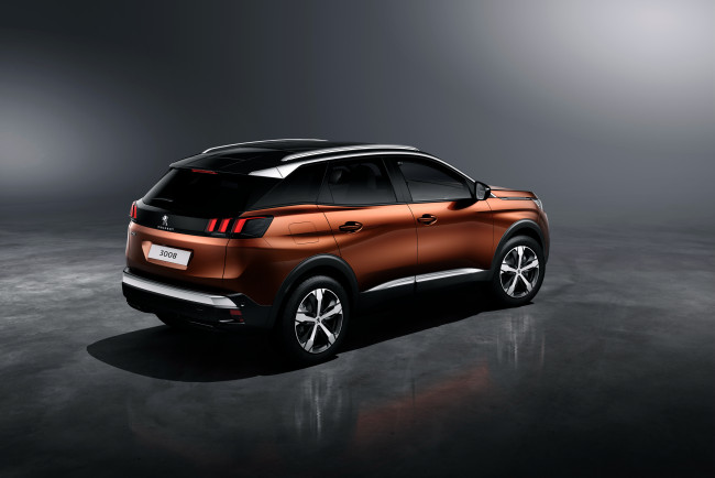 Обои картинки фото автомобили, peugeot, worldwide, 2016г, 3008