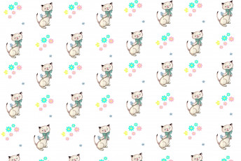 Картинка векторная+графика животные+ animals кошки