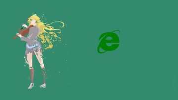 Картинка компьютеры google +google+chrome логотип фон взгляд девушка