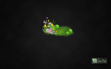 обоя компьютеры, linux, логотип, фон