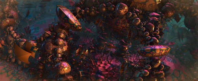 Обои картинки фото 3д графика, абстракция , abstract, цвета, фон, узор