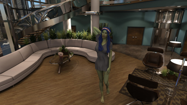 Обои картинки фото 3д графика, _science fiction, взгляд, фон, девушка