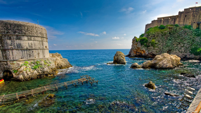 Обои картинки фото croatia,  dubrovnik, города, - пейзажи, побережье
