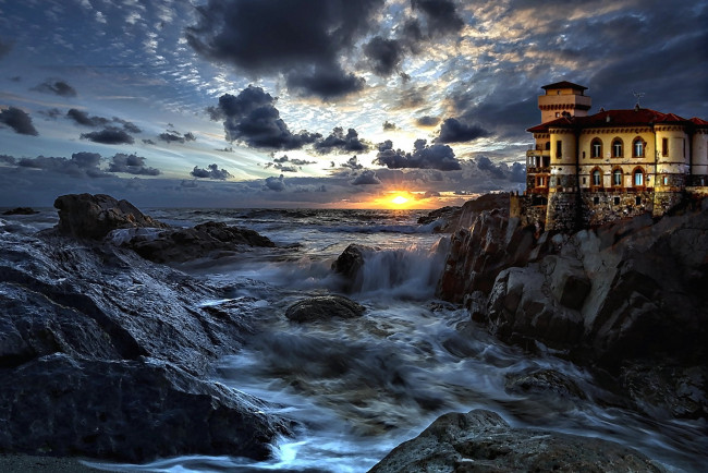 Обои картинки фото города, - дворцы,  замки,  крепости, побережье