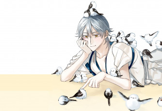 Картинка аниме touken+ranbu танец мечей