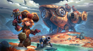 Картинка фэнтези космические+корабли +звездолеты +станции заяц saad irfan