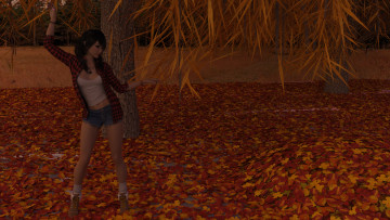 Картинка 3д+графика люди+ people фон взгляд девушка