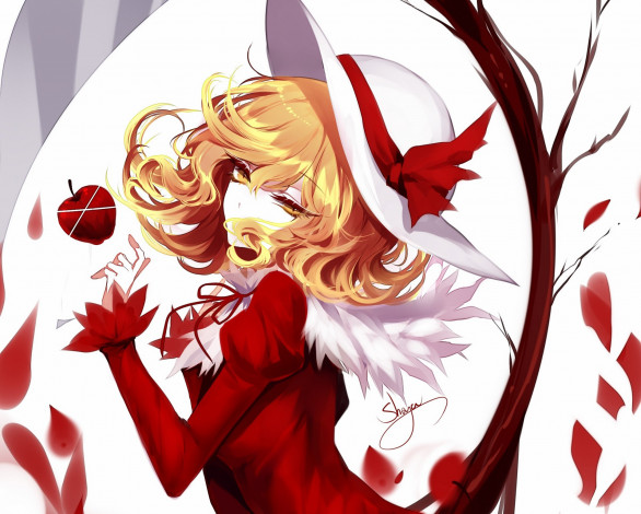 Обои картинки фото аниме, touhou, девушка