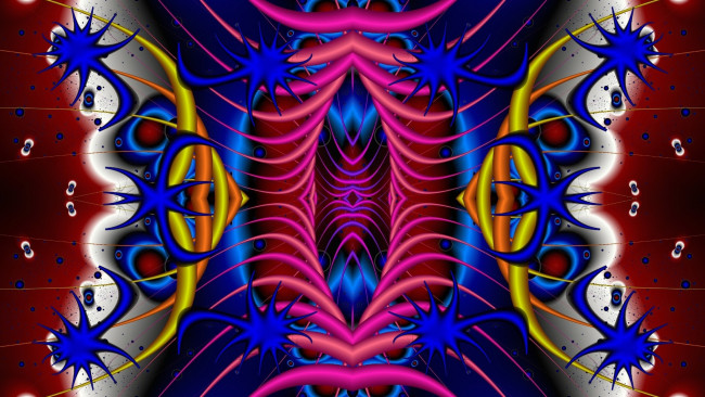 Обои картинки фото 3д графика, фракталы , fractal, цвета, узор, фон