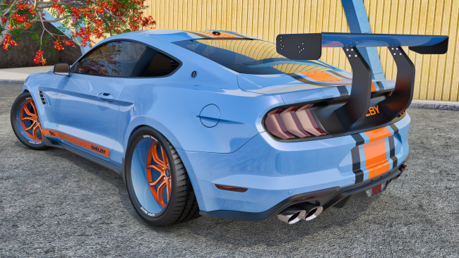 Обои картинки фото автомобили, 3д, ford