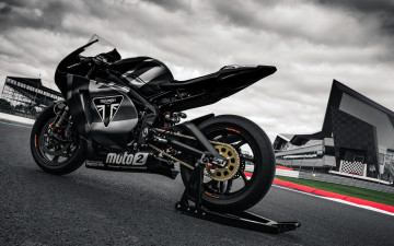 Картинка triumph+daytona+765 мотоциклы triumph мотоспорт триумф прототип daytona 765 трек