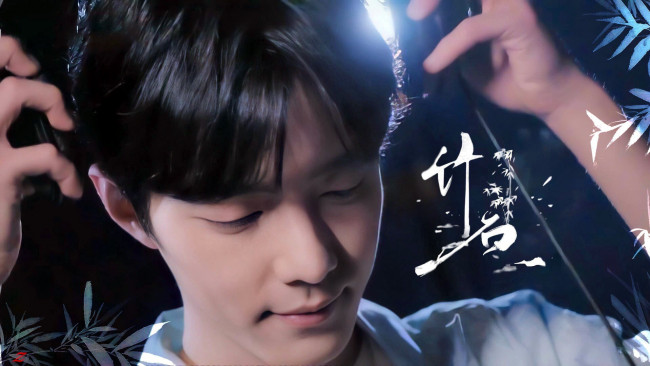 Обои картинки фото мужчины, xiao zhan, лицо, наушники