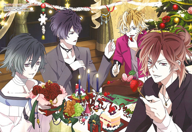 Обои картинки фото аниме, diabolik lovers, diabolik, lovers