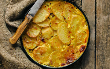 обоя еда, картофель, картофельная, запеканка