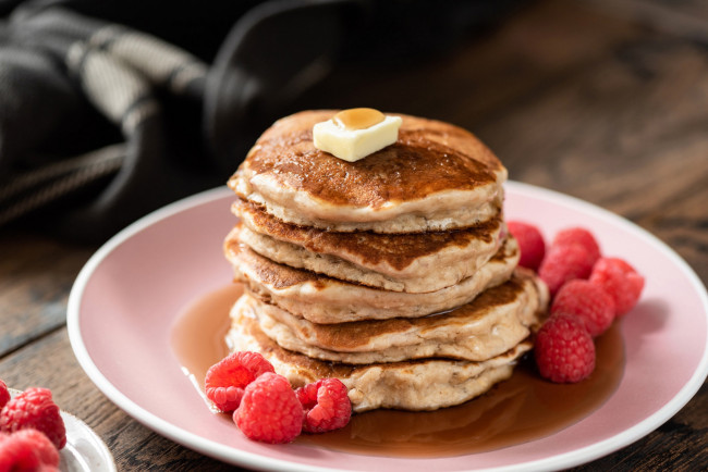 Обои картинки фото еда, блины,  оладьи, оладьи