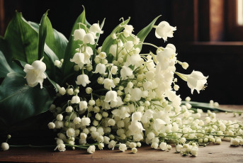 Картинка разное компьютерный+дизайн белые ландыши майские