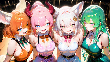 обоя аниме, животные,  существа, нейросети, графика, нейроарт, ai, art, нейронные, сети, рисунки, нейро, искусство, нейрографика, graphics, neuroart, neural, networks, drawings, neuro, neurography