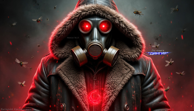 Обои картинки фото нексус №13 по книге “дингир”, 3д графика, фантазия , fantasy, нексус, по, книге, дингир, существа, ангелы, демоны, арт, иллюстрации, арты, противогазы, картинки, книгам