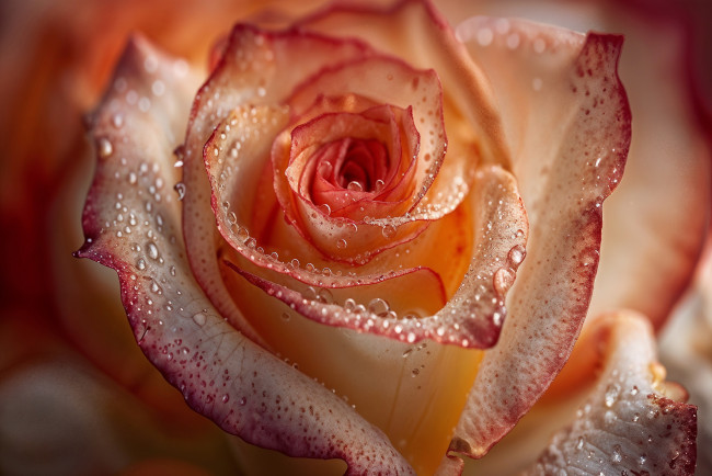 Обои картинки фото цветы, розы, макро, роза, капли