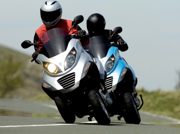 Обои картинки фото 2006, piaggio, mp3, мотоциклы