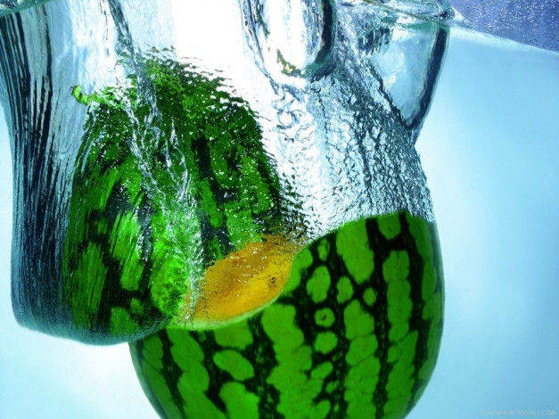 Обои картинки фото еда, арбуз