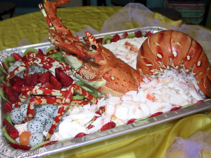 Картинка еда рыба морепродукты суши роллы