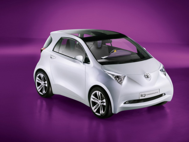 Обои картинки фото 2008, toyota, iq, автомобили