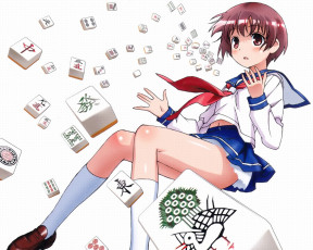 Картинка аниме saki