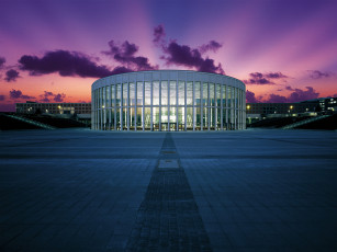 Картинка города здания дома messe+berlin germany