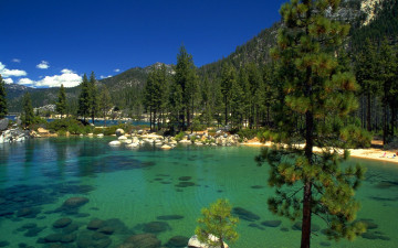 Картинка lake tahoe kalifornien nevada usa природа реки озера