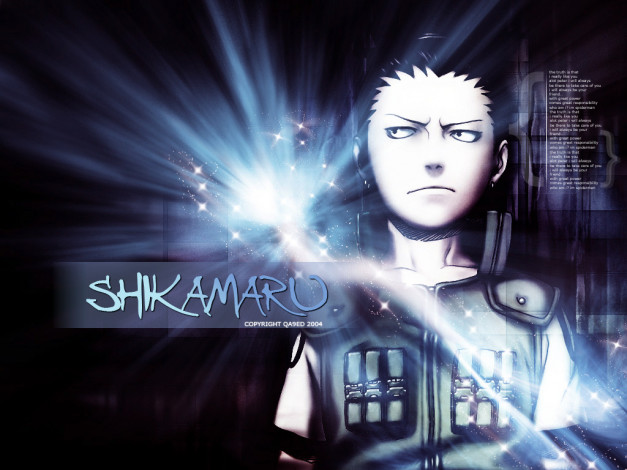Обои картинки фото аниме, naruto, shikamaru