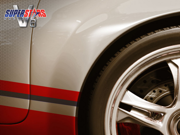 Обои картинки фото superstars, v8, racing, видео, игры