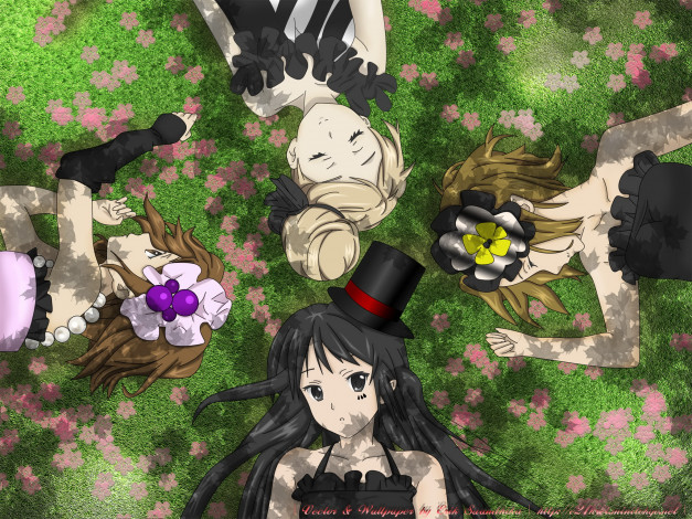 Обои картинки фото аниме, on