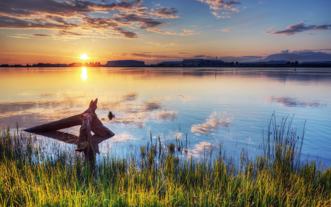 Обои картинки фото природа, восходы, закаты