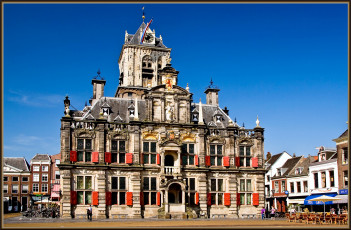 Картинка города здания дома дом окна