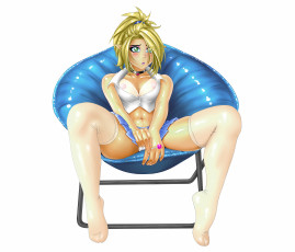 Картинка аниме *unknown другое длинные волосы светлые эльф девушка