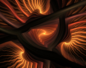 Картинка 3д+графика фракталы+ fractal цвета фон узор