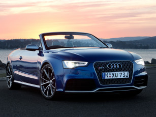 Картинка автомобили audi rs 5 синий au-spec cabriolet